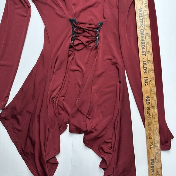 Corset Top Renaissance Sz M Punk Fairy Whimsygoth Cosplay Dark Academia Witch - Picture 11 of 13